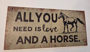 Hovedbilde Skilt "All you need"