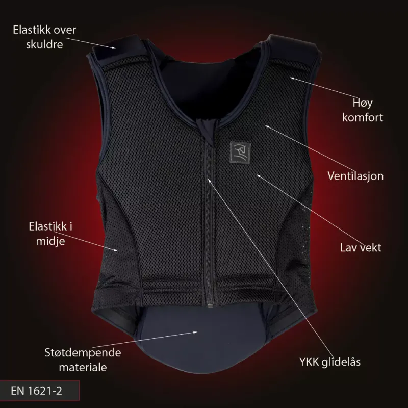 Sikkerhetsvest Heimer Safe Light junior