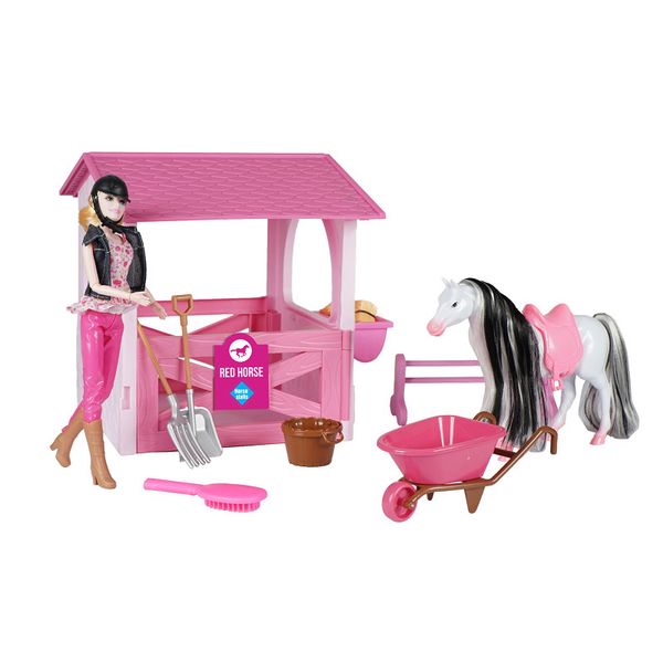 Toy horse stable