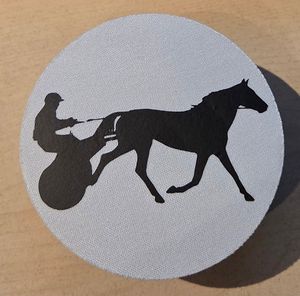 Hovedbilde koppunderlag med travhest