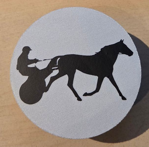 koppunderlag med travhest